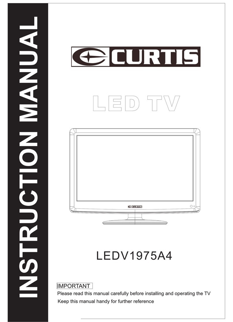 Curtis LEDV1975A4 User manual