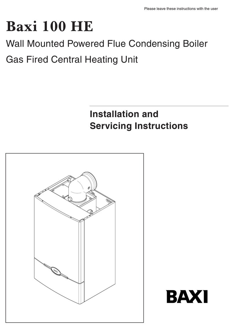 Baxi 100 He Installation and servicing instructions