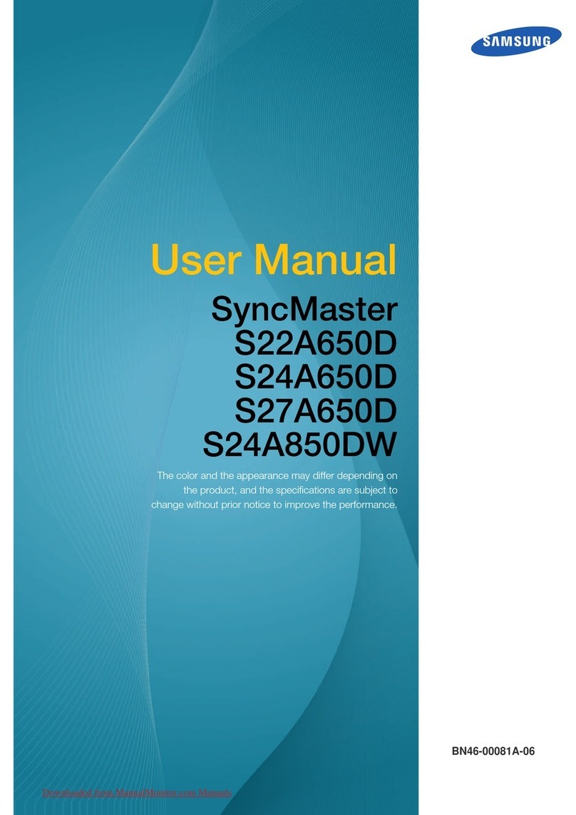 Samsung SyncMaster S22A650D User manual