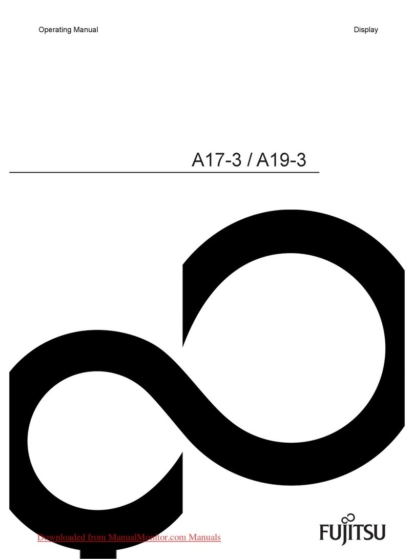 Fujitsu SCENICVIEW A17-3 User manual