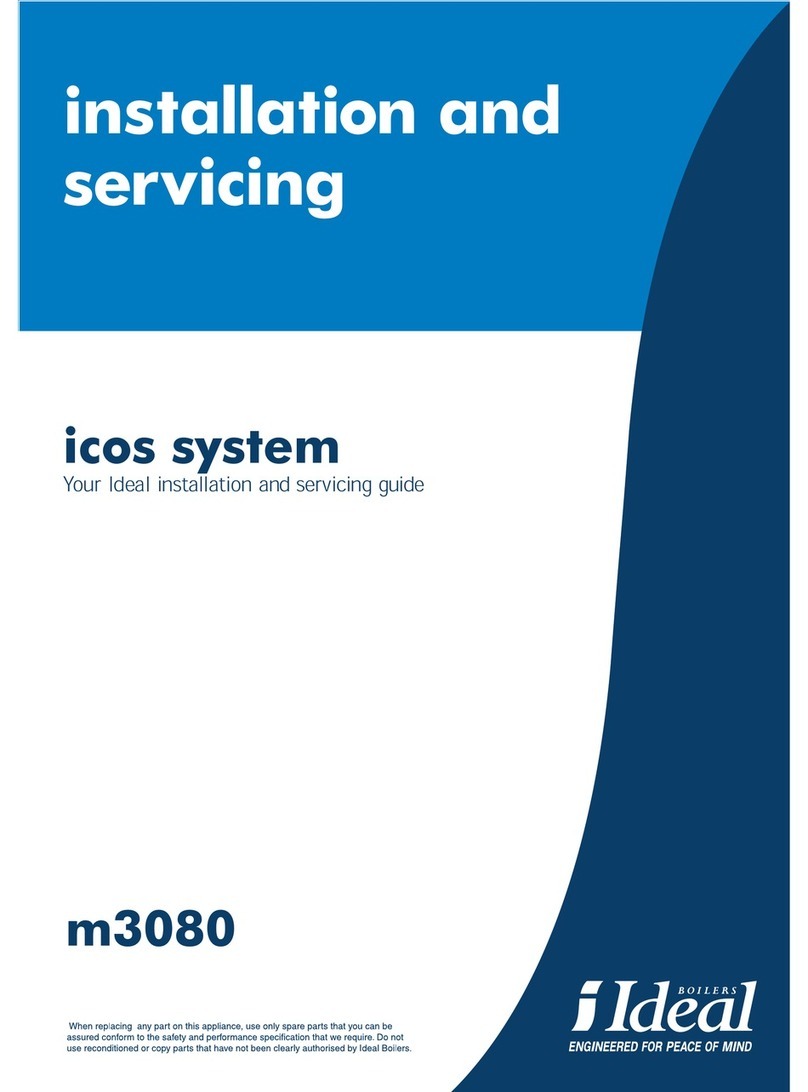 Ideal Boilers icos system m3080 Installation and servicing