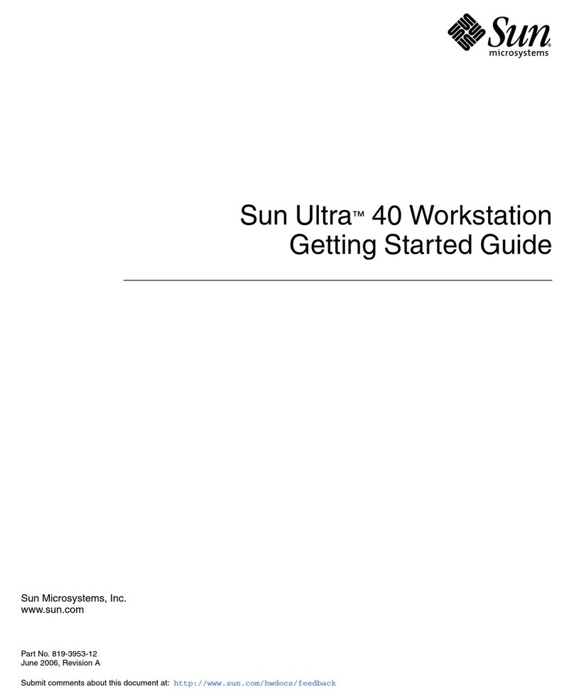 Sun Microsystems Ultra 40 User manual
