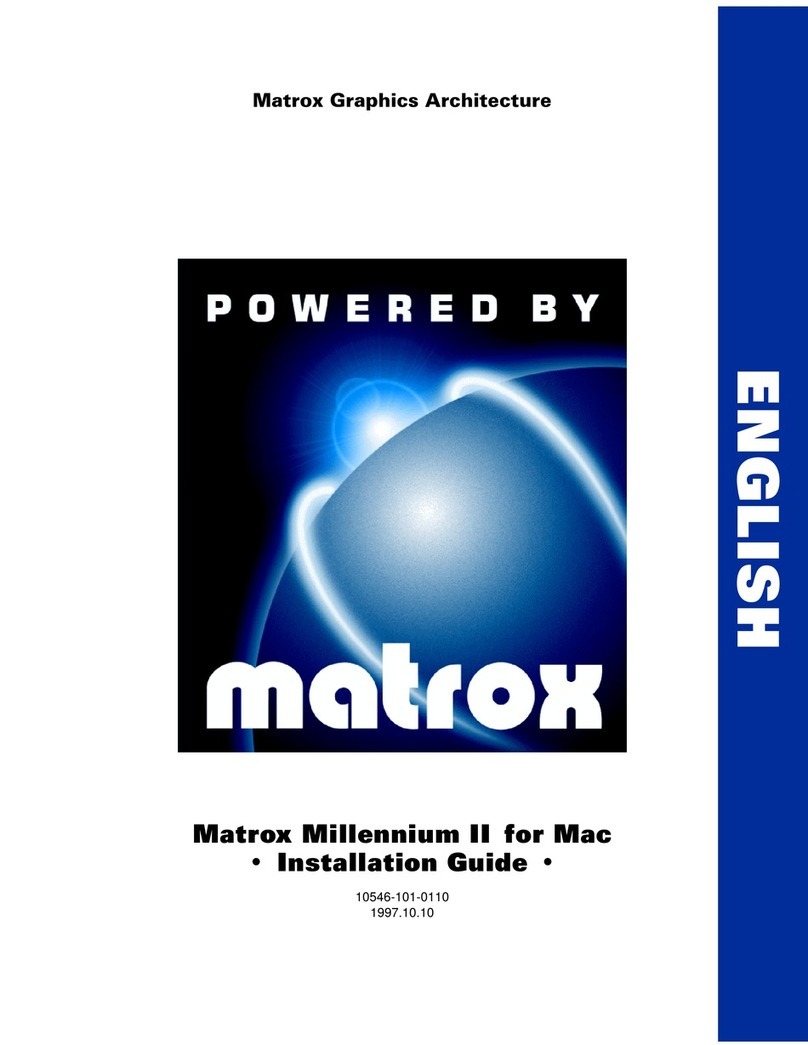Matrox Millenium II for Mac installation guide