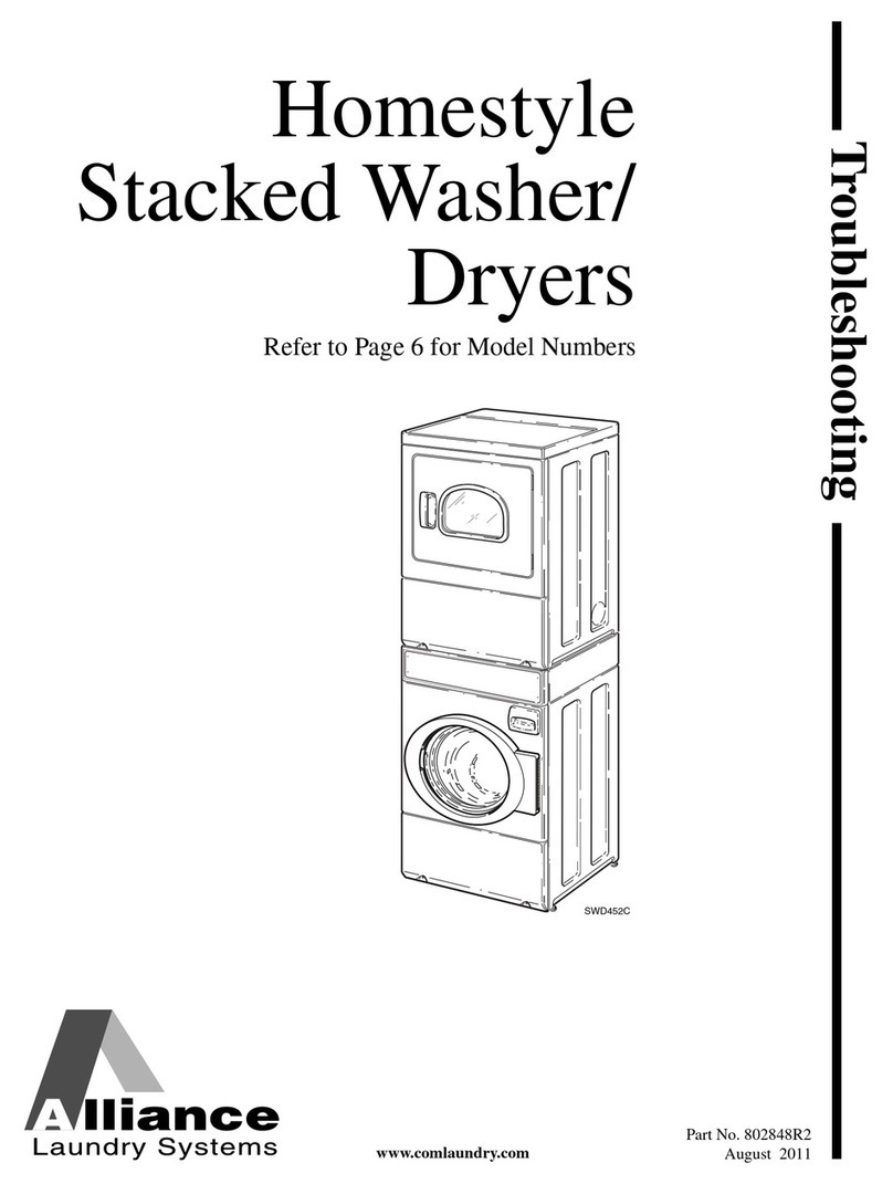 Alliance Laundry Systems ATE50FWP431AW01 User manual