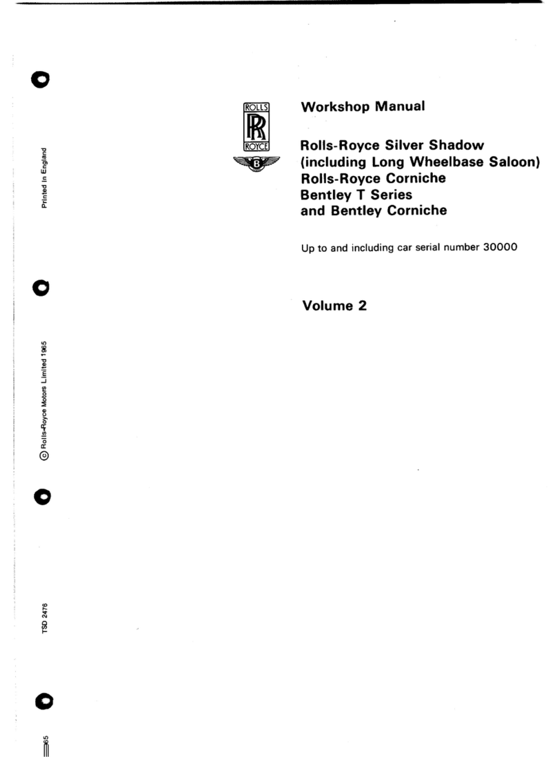 Rolls-Royce Silver Shadow Workshop manual