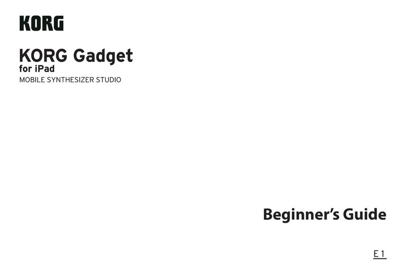 Korg Gadget User manual