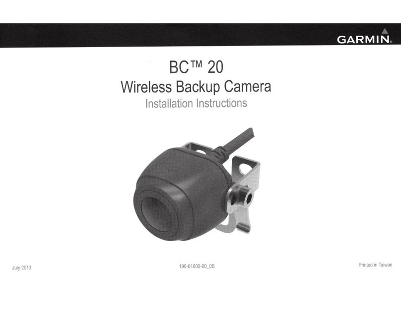 Garmin BC 20 installation instructions
