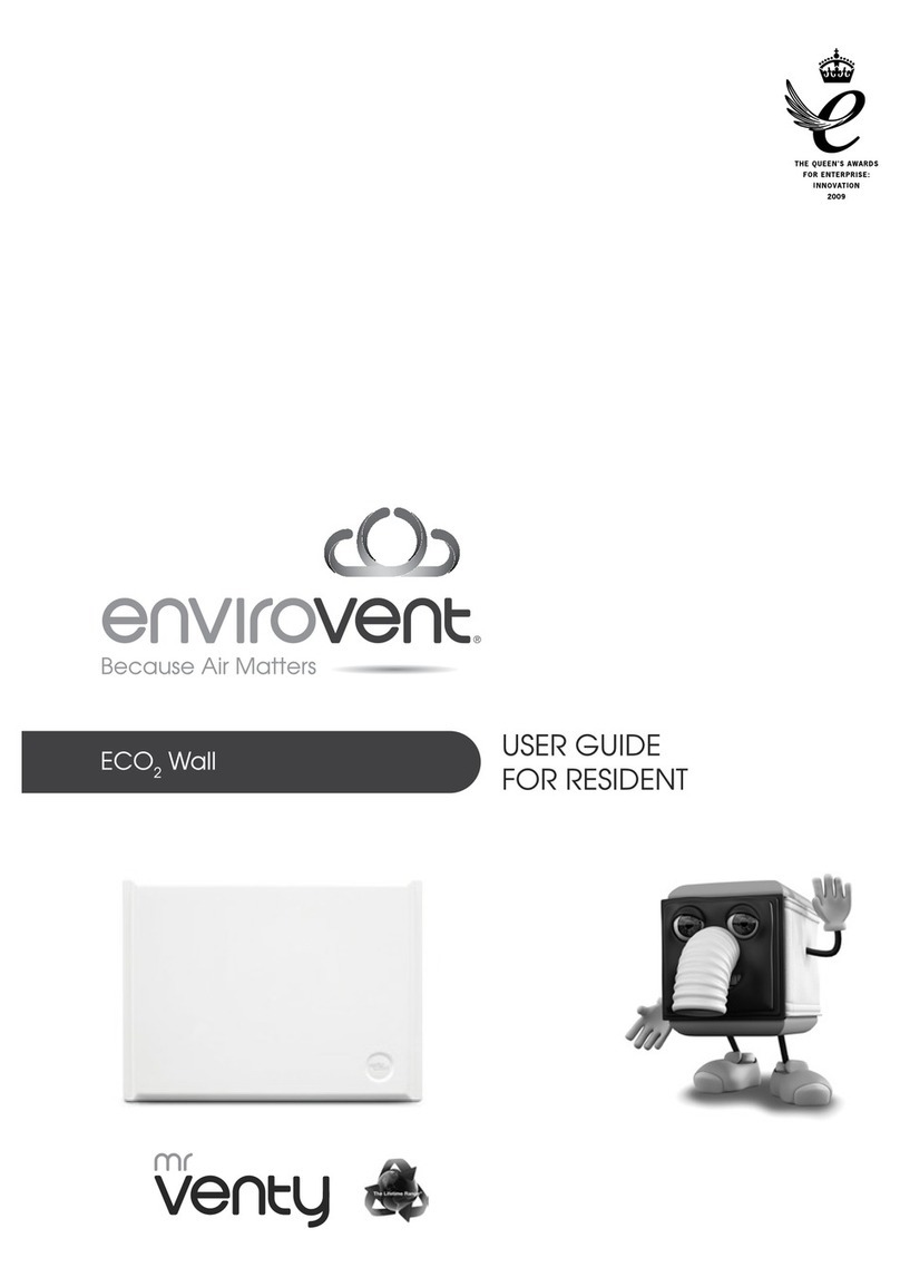 Envirovent Mr Venty ECO2WALL user guide