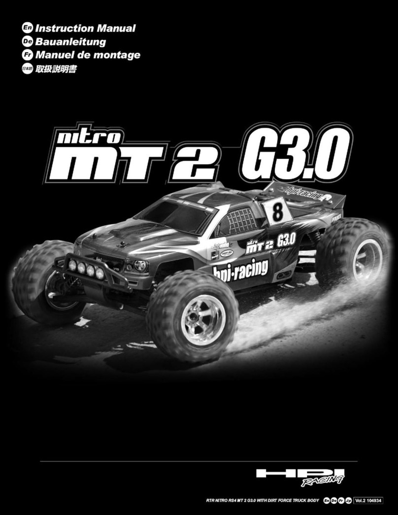 HPI Racing nitro mt 2 G3.0 User manual