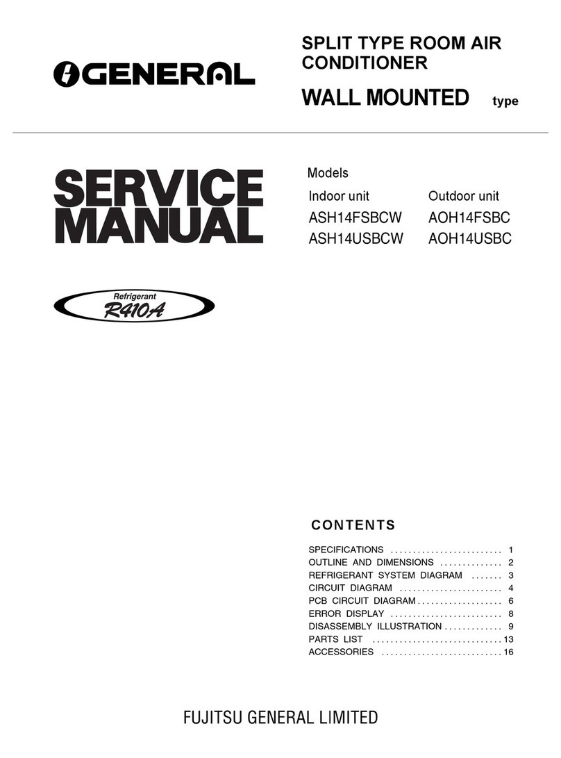 General ASH14FSBCW Service manual
