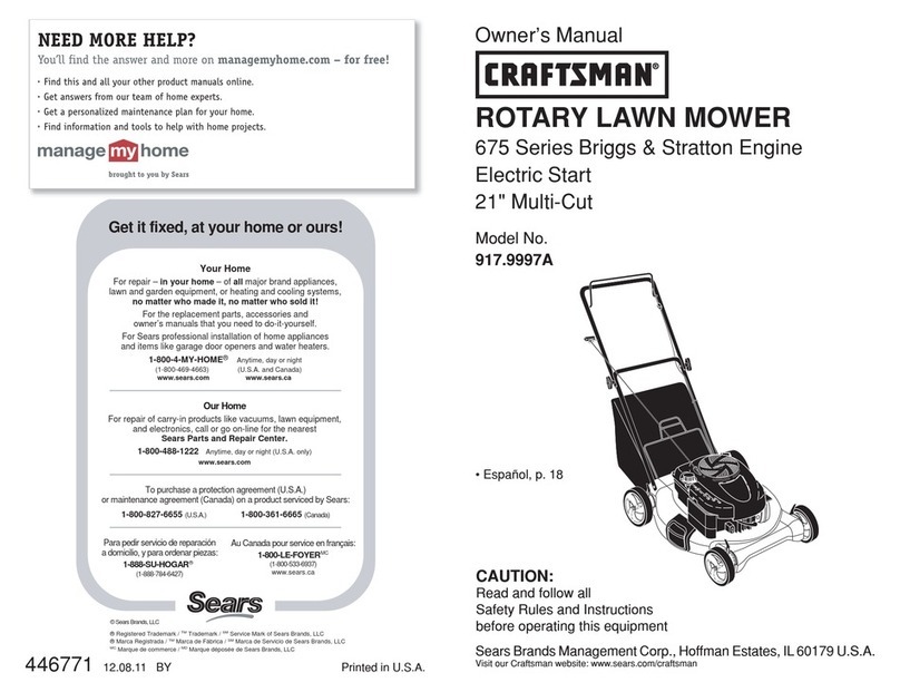 Craftsman 917.9997A owner's manual Craftsman 917.9997A owner's manual