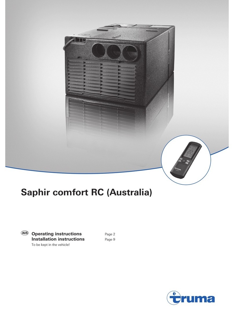 Truma Saphir comfort RC User manual