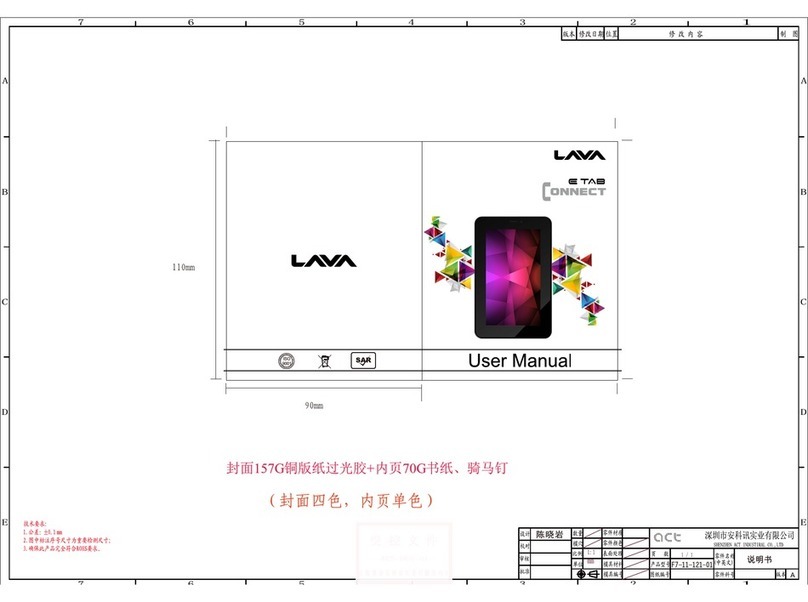 Lava E Tab Connect User manual