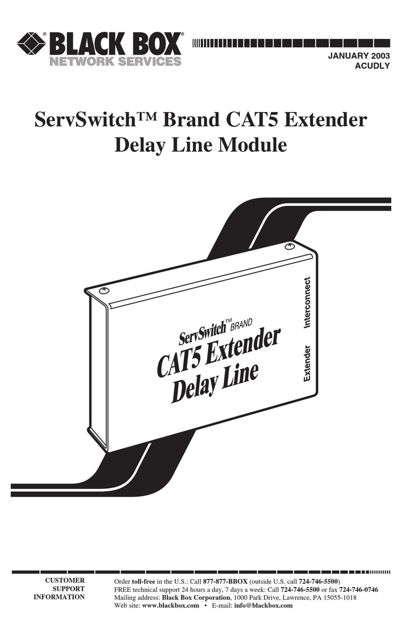 Black Box ServSwitch ACUDLY user manual