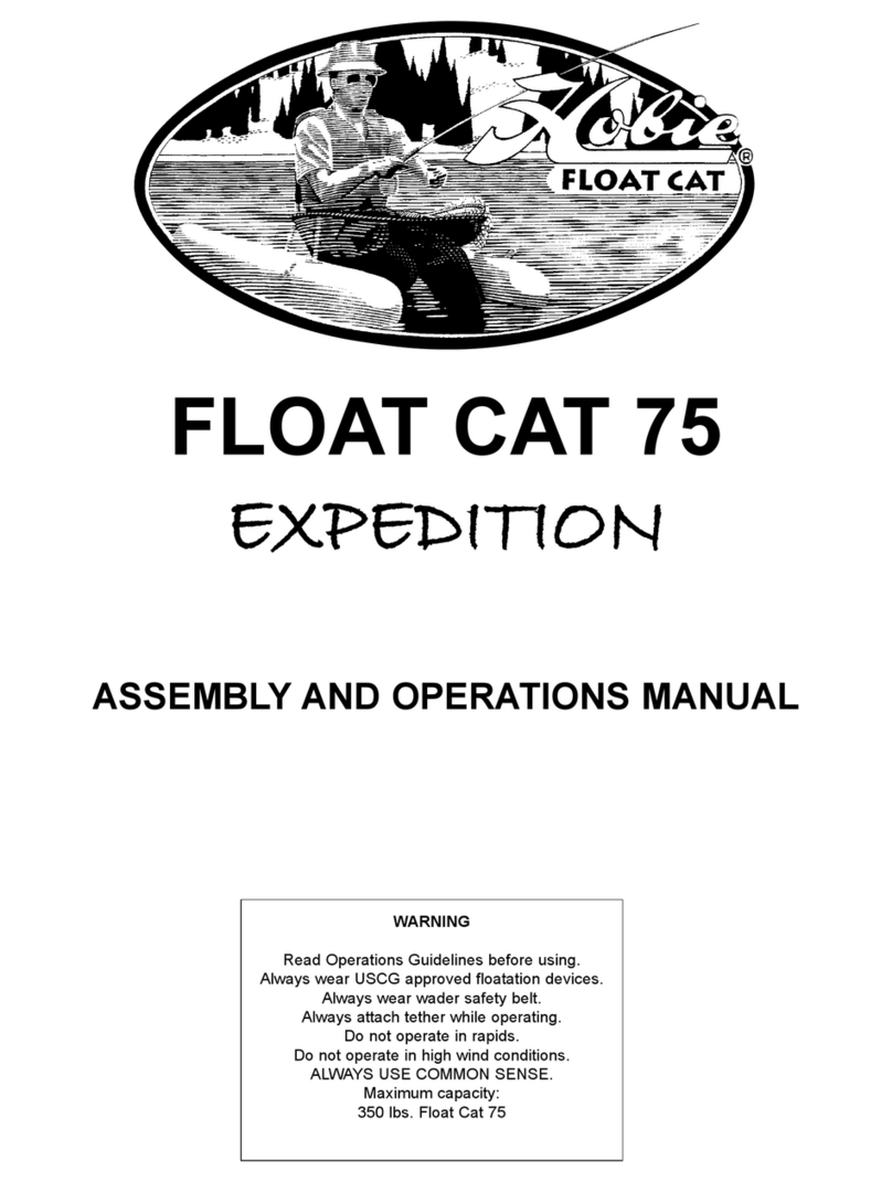 Hobie Float Cat 75 Assembly and operation manual Hobie Float Cat 75 Assembly and operation manual