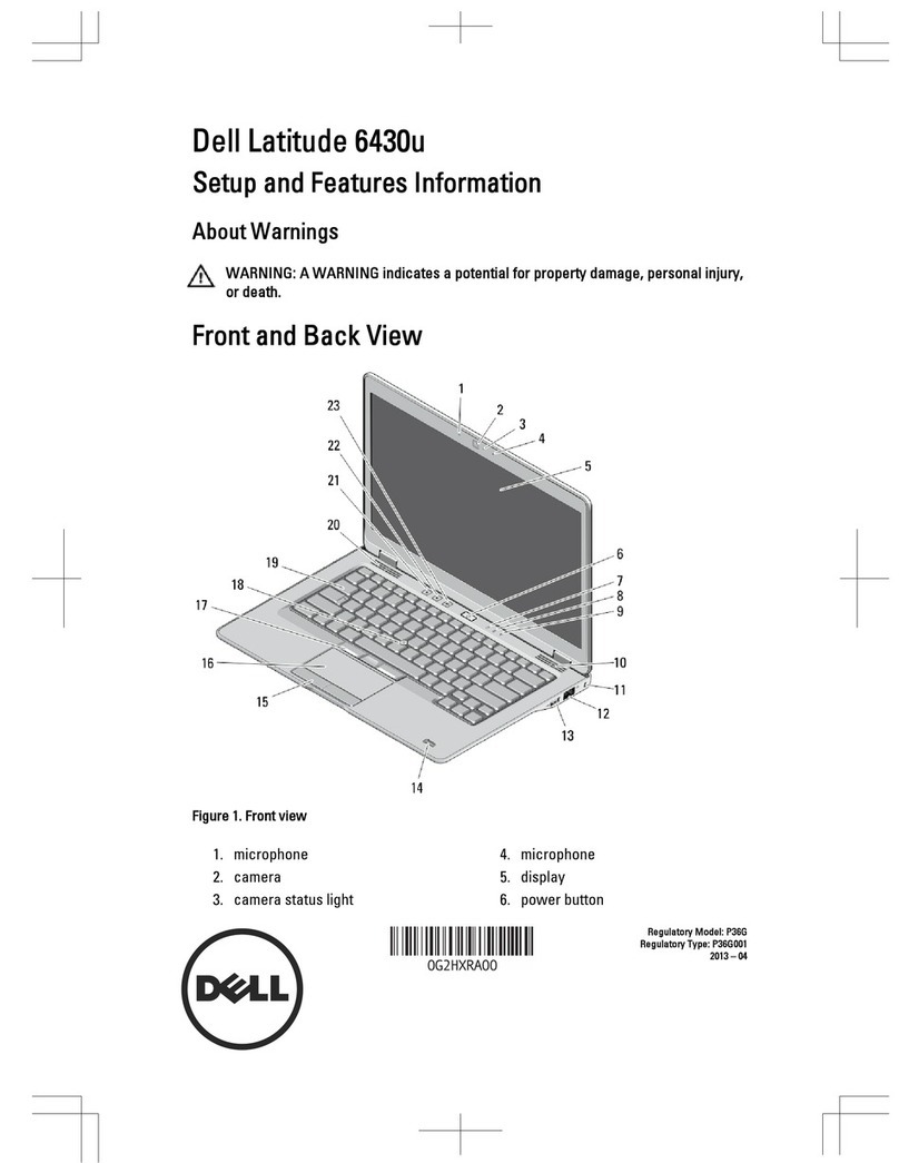 Dell Latitude 6430u Owner's manual