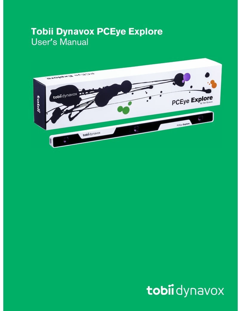 Tobii Dynavox PCEye Explore User manual