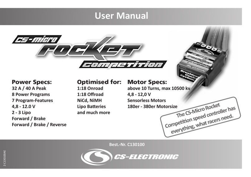 CS-Electronic CS-Micro Rocket Competition user manual