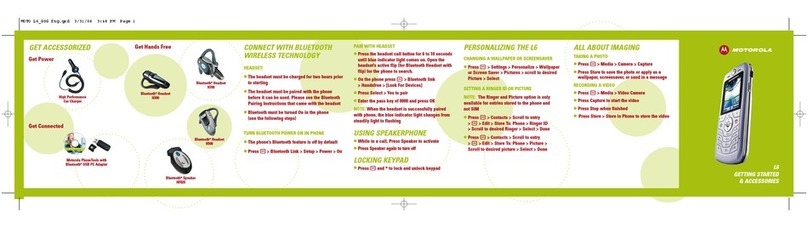 Motorola MOTOSLVR L6 User manual