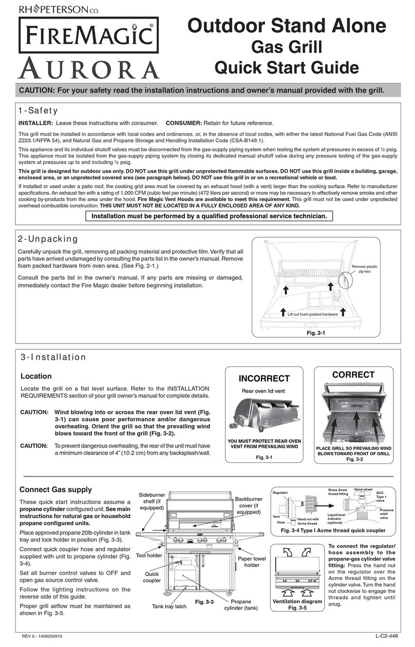 FireMagic Aurora C2-446 User manual
