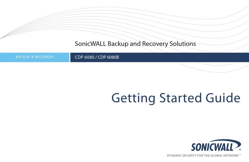 SonicWALL CDP 6080 Getting started guide