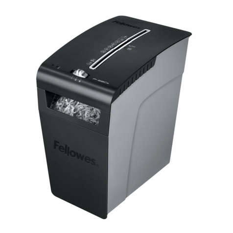 Fellowes POWERSHRED P-58Cs User manual