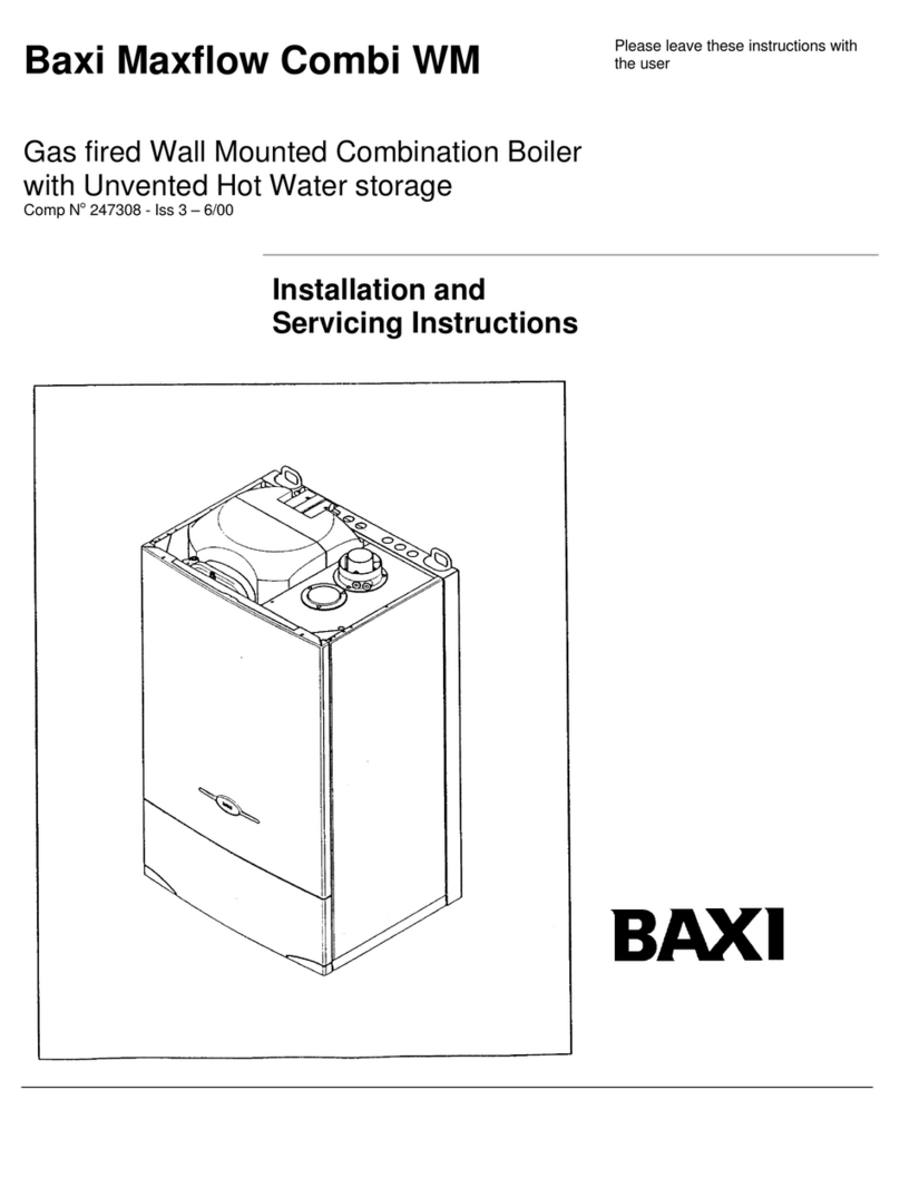Baxi Maxflow Combi WM User guide Baxi Maxflow Combi WM User guide