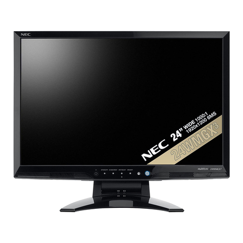 NEC MultiSync 24WMGX3 User manual