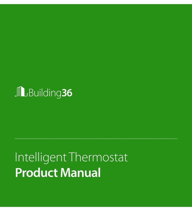 Building 36 Intelligent Thermostat product manual