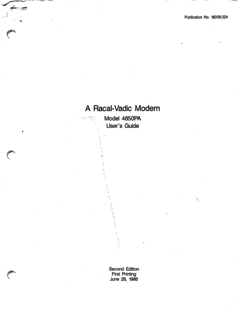 Racal-Vadic 4850PA user guide