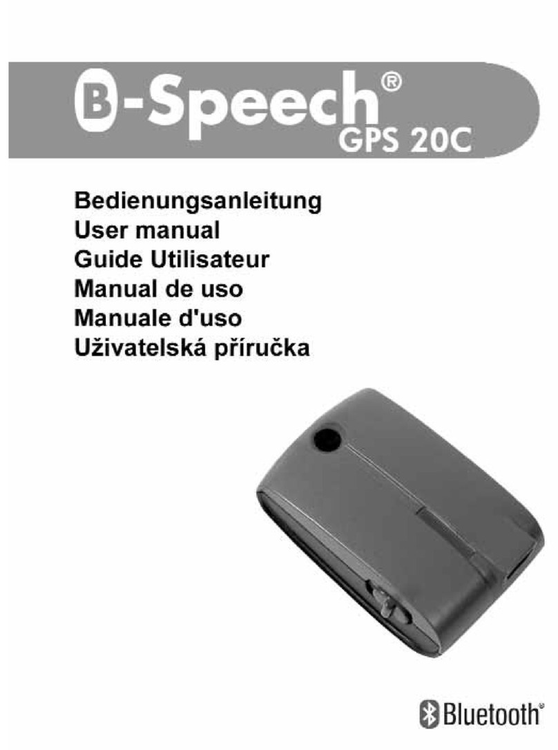 B-Speech GPS 20C user manual