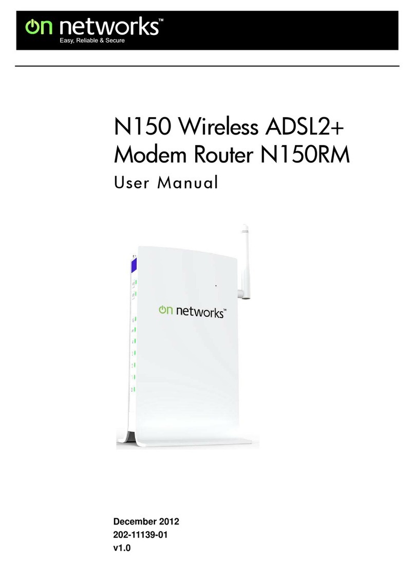on networks N150RM User manual