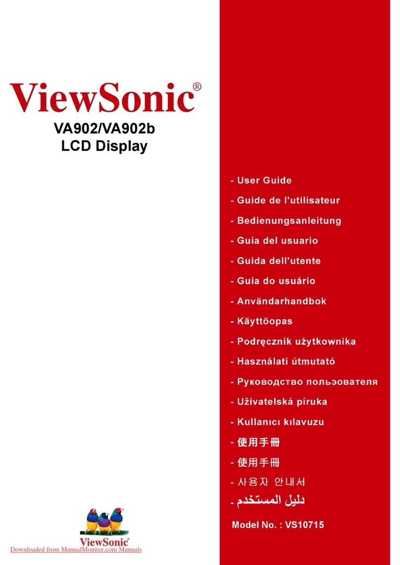 ViewSonic VA902 User manual