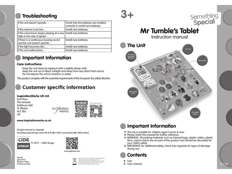 CIDE Group Mr Tumble’s Tablet instruction manual