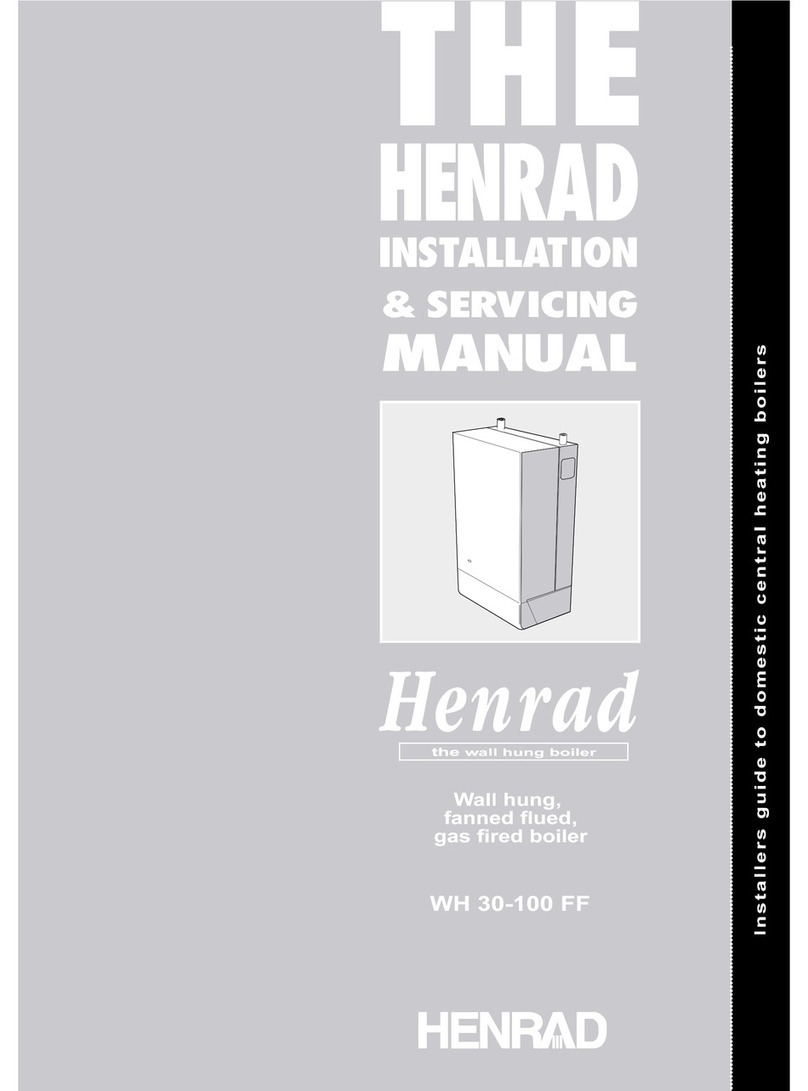 IDEAL Henrad WH 30 FF Installation and Servicing Manual