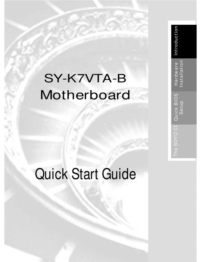 SOYO SY-K7VTA-B User manual SOYO SY-K7VTA-B User manual