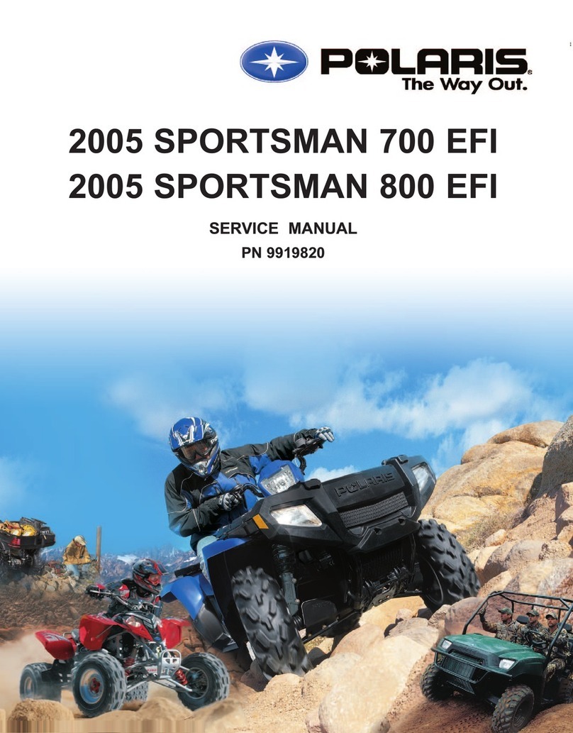 Polaris Sportsman 700 Efi 2005 User manual Polaris Sportsman 700 Efi 2005 User manual