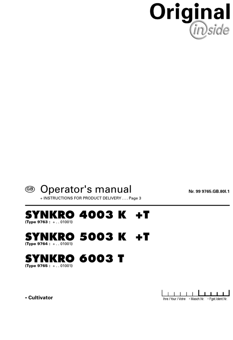 Pottinger SYNKRO 4003 K+T Operator's manual