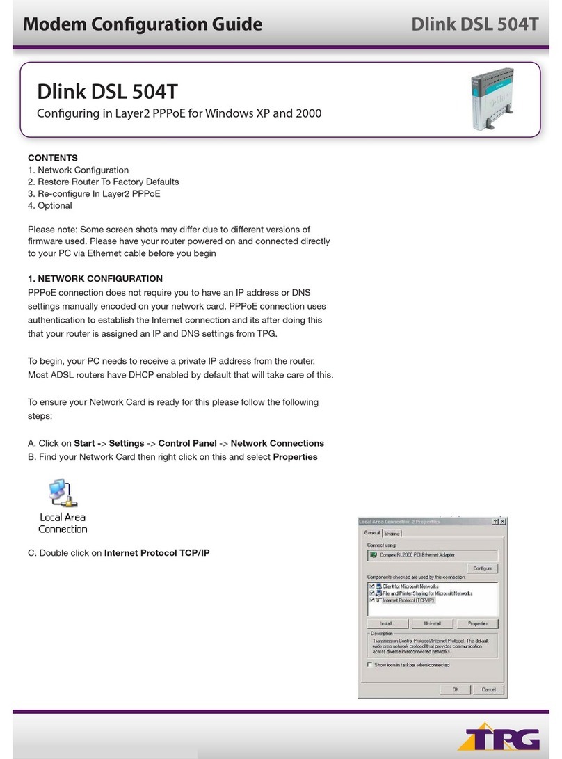 D-Link DSL-504T User manual