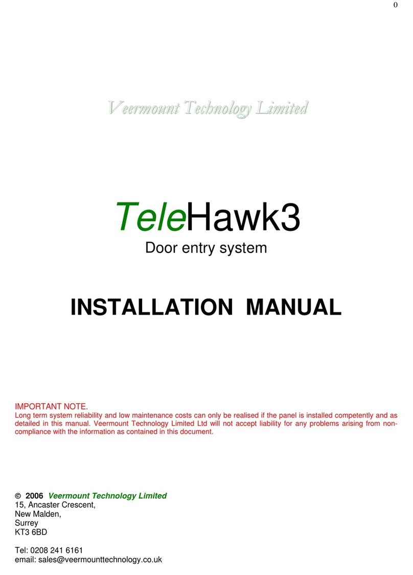 Veermount Technology TeleHawk 3 installation manual Veermount Technology TeleHawk 3 installation manual