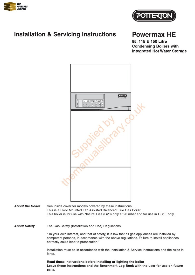 Potterton Powermax HE 85 Litre User guide Potterton Powermax HE 85 Litre User guide