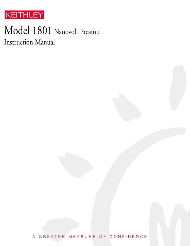 Keithley 1801 instruction manual Keithley 1801 instruction manual