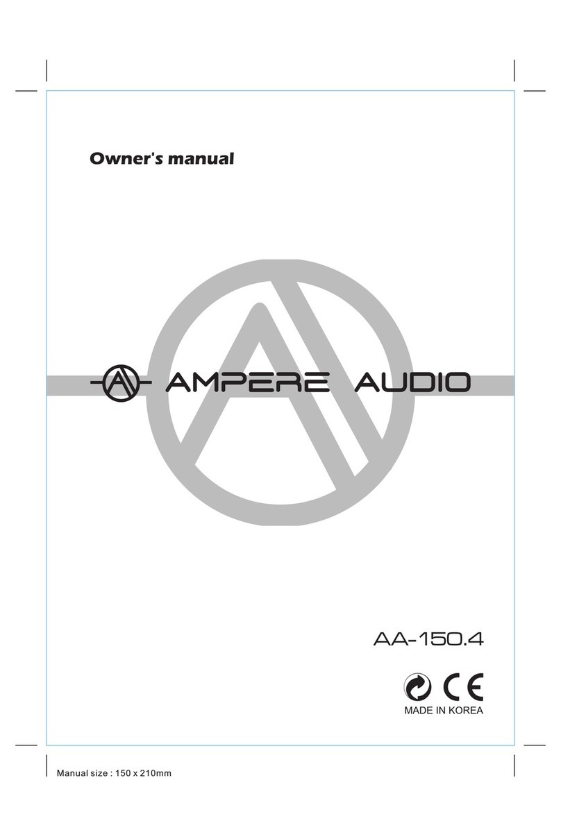 Ampere Audio AA-150.4 owner's manual