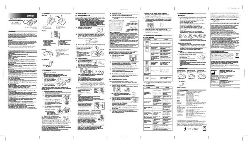 Omron M2 Plus User manual