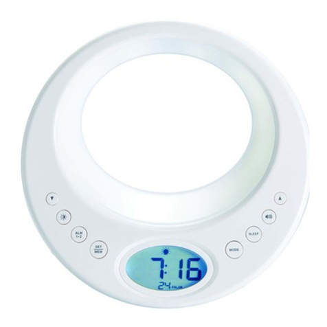 Verilux Rise&Shine VA06 Serenity series User manual