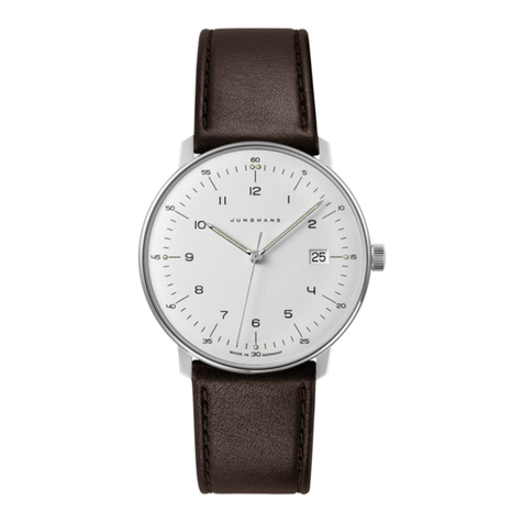 Junghans MAX BILL 800.1 manual