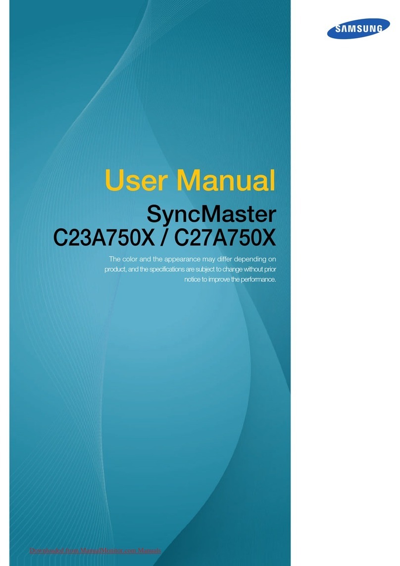 Samsung SyncMaster C27A750X User manual