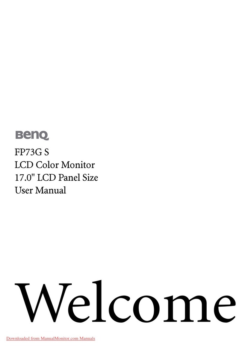 BenQ FP73GS User manual