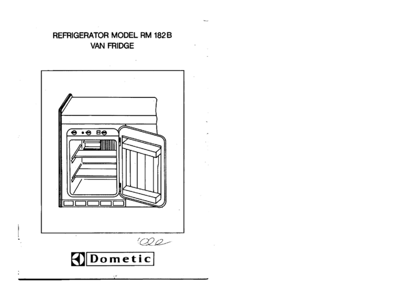 Dometic RM182B User manual