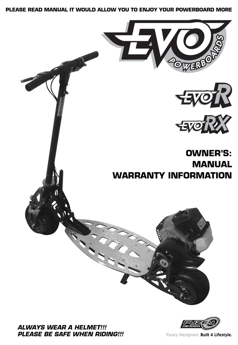 EVO Powerboards Evo R User manual